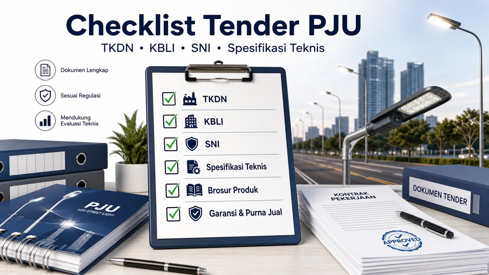 Spesifikasi Lampu PJU untuk Tender Pemerintah
