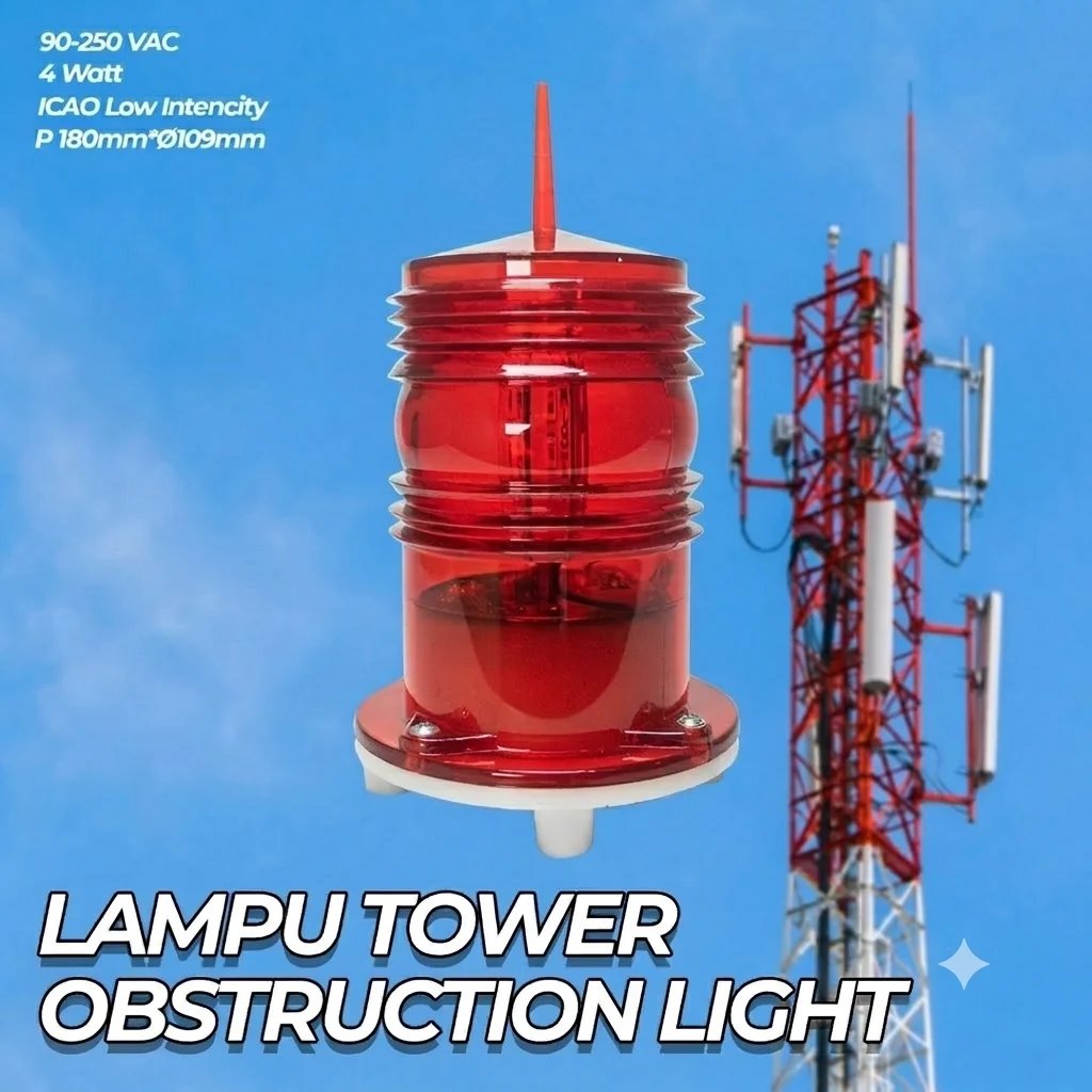 Lampu Tower Obstruction Light 4W Safelight OBL-4W